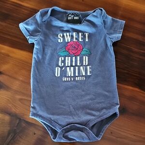 Guns N' Roses Navy 'Sweet Child O' Mine' Baby One-Piece